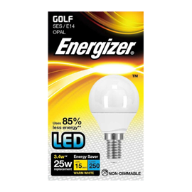Energizer E14 LED Mini Globe 3,4w 250Lumen (25w)